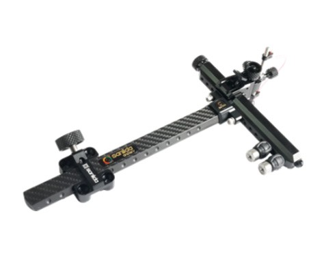 Sanlida Miracle 10 II Recurve Visier Extension 9 Zoll RH Schwarz