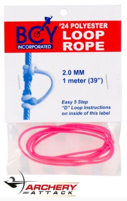 BCY #24 Loop Rope BLACK