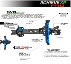 Axcel Achieve XP Pro 6 Inch Compound Sight